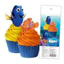 Edible Wafer Paper Cupcake Decorations - Finding Nemo